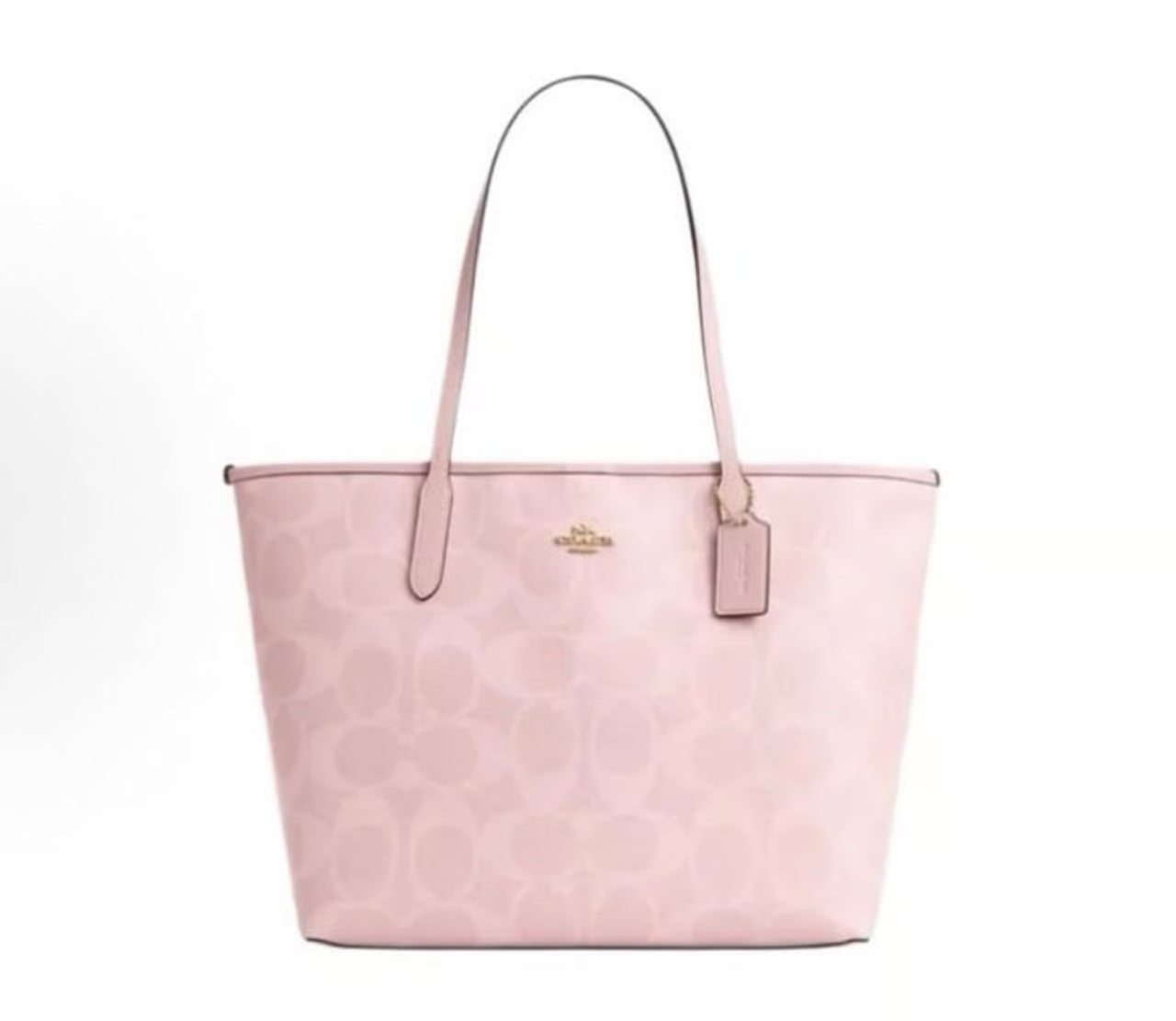 Tote Bag Stylish Shoulder Handbag for Women Size 16 * 11 inch Durable & Spacious Color (Pink)